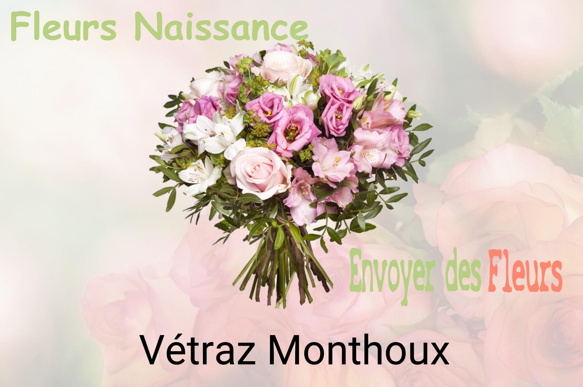 Bouquet de fleurs de naissance livré à Vétraz-Monthoux