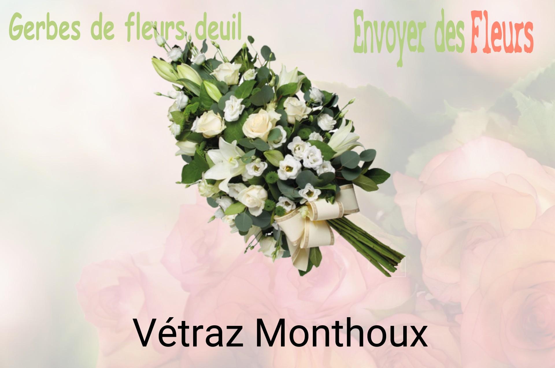 Gerbe de fleurs de deuil livrée à Vétraz-Monthoux